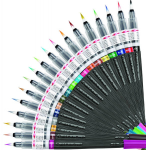 КИСТЬ С КРАСКОЙ COLOUR BRUSH 