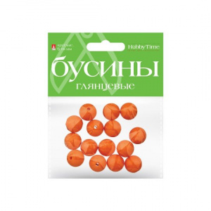 БУСИНЫ HOBBY TIME ГЛЯНЦЕВЫЕ 16ММ
