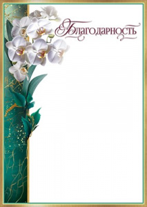 БЛАГОДАРНОСТЬ А4 ПРАЗДНИК 7200914