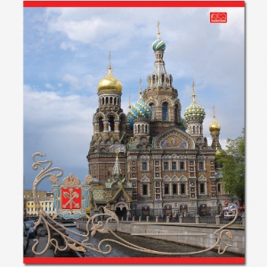 ТЕТРАДЬ 48Л КЛЕТКА "ВИДЫ СПБ"