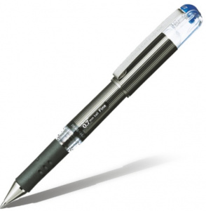РУЧКА ГЕЛЕВАЯ PENTEL HYBRID GEL DX 0.7ММ ЧЕРНАЯ