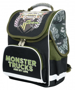 РАНЕЦ С ОРТОПЕДИЧЕСКОЙ СПИНКОЙ "BASIC MONSTER TRUCK" 