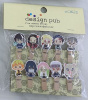 ПРИЩЕПКИ ДЕКОРАТИВНЫЕ "ANIME FRIENDS, MIX COLOR" 10 ШТ 38*15ММ