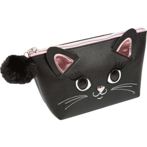 ПЕНАЛ- КОСМЕТИЧКА "BLACK KITTY" 21*12*7 СМ 