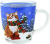 КРУЖКА 300МЛ ДОВОЛЬНЫЙ КОТ