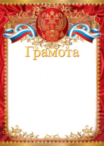 ГРАМОТА А4 С РОССИЙСКОЙ СИМВОЛИКОЙ БУМ МЕЛ 170Г/М2  Д/ПРИНТЕРА