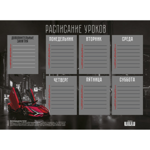 РАСПИСАНИЕ УРОКОВ А4 "БЫСТРО"