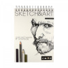 СКЕТЧБУК НА ГРЕБНЕ А5+ 100 Л 60Г/М2 "BRUNO VISCONTI" SKETCH&ART ПУХЛАЯ БУМАГА