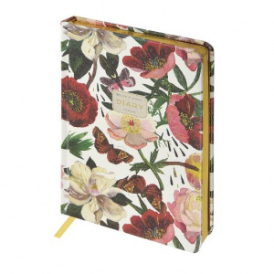 ЕЖЕДНЕВНИК А5+ 120Л "FLORA. ПИОНЫ"