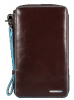 ПОРТМОНЕ "PIQUADRO. BLUE SQUARE" КОРИЧНЕВОЕ 14x22,5x2,5СМ 