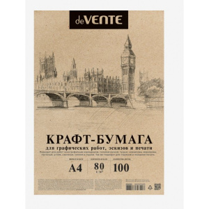 БУМАГА КРАФТ deVENTE А4 100Л 78-80Г/М2  