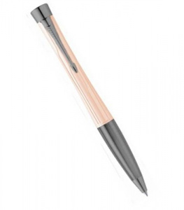 РУЧКА ПОДАРОЧНАЯ ШАРИКОВАЯ СИНЯЯ PARKER "URBAN PREMIUM" METALLIC PINK ЦВЕТ КОРПУСА РОЗОВЫЙ В КАРТОННОМ ФУТЛЯРЕ