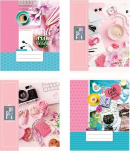 ТЕТРАДЬ 60Л КЛЕТКА "GIRLS RULE"
