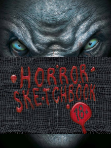 СКЕТЧБУК А5 64Л 100Г/М2 "ЗАПИСНАЯ КН СКЕТЧБУК А5  64Л HORROR ОБОРОТЕНЬ 18+" 