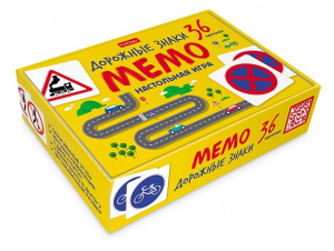 ИГРА МЕМО "ДОРОЖНЫЕ ЗНАКИ" 36 КАРТОЧЕК
