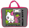 ПАПКА ПОРТФЕЛЬ НА МОЛНИИ С РУЧКАМИ А4 "HELLO KITTY" ТЕКСТИЛЬ 35*26,5*7,5СМ