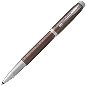 РУЧКА ПОДАРОЧНАЯ РОЛЛЕР ЧЕРНАЯ PARKER "IM PREMIUM" BROWN CT ЦВЕТ КОРПУСА КОРИЧНЕВЫЙ В КАРТОННОМ ФУТЛЯРЕ