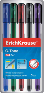 НАБОР ГЕЛЕВЫХ РУЧЕК ERICH KRAUSE G-TONE 5ЦВ