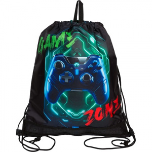 СУМКА ДЛЯ СМЕННОЙ ОБУВИ "GAMER" 40*47СМ 