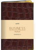 ЕЖЕДНЕВНИК A6 2027 BUSINESS PREMIUM "ИМПАКТ" ТЕМНО КОРИЧНЕВЫЙ 176Л 113х146ММ