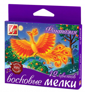 НАБОР МАСЛЯНЫХ МЕЛКОВ "ФАНТАЗИЯ" 12 ЦВЕТОВ