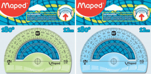 ТРАНСПОРТИР ПЛАСТИКОВЫЙ 180/120 MAPED FLEX