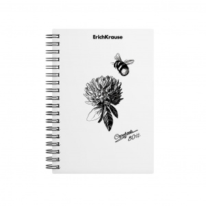 ЗАПИСНАЯ КНИГА А6 80Л "BLOSSOM, BLACK AND WHITE"