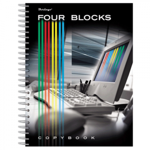 ТЕТРАДЬ 160Л КЛ А4 "FOUR BLOCKS КОМПЬЮТЕР" 