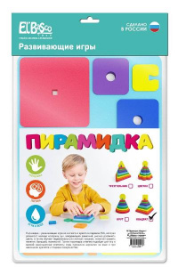 ИГРУШКА ПИРАМИДА "КВАТРАТ"