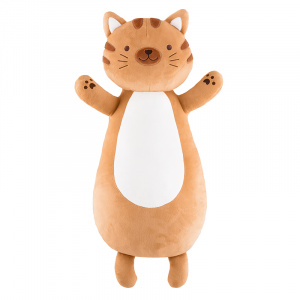 ИГРУШКА-ПОДУШКА "РЫЖИЙ КОТИК СКАМ" 70 СМ