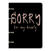 ТЕТРАДЬ НА КОЛЬЦАХ 80Л ТОЧКА + БЛОК "SORRY"