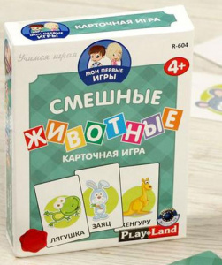 ИГРА НАСТОЛЬНАЯ PLAY LAND СМЕШНЫЕ ЖИВОТНЫЕ