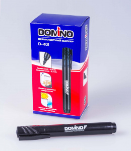 МАРКЕР ПЕРМАНЕНТНЫЙ DOMINO D-401 ЧЕРНЫЙ