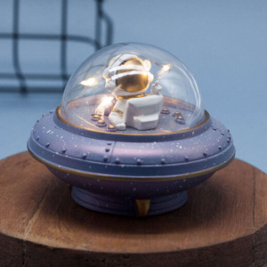 СВЕТИЛЬНИК НОЧНИК "FLYING SAUCER" PURPLE