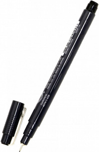 РУЧКА КАПИЛЛЯРНАЯ PENTEL ЛИНЕР POINTLINER 0.1ММ ЧЕРНАЯ