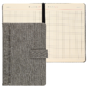 ЕЖЕДНЕВНИК А5 FIORENZO 168Л TWEED СЕРЫЙ