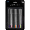 НАБОР ШАРИКОВЫХ РУЧЕК "LINC PENTONIC СЕРЕБРО" АССОРТИ 10Ш/У