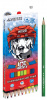 КАРАНДАШИ ЦВЕТНЫЕ "ICE HOCKEY" 18ЦВ