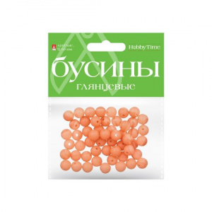 БУСИНЫ HOBBY TIME ГЛЯНЦЕВЫЕ 10ММ
