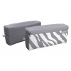 ПЕНАЛ МЯГКИЙ ОБЪЕМНЫЙ "LIGHT GREY ZEBRA" 21*10*5СМ