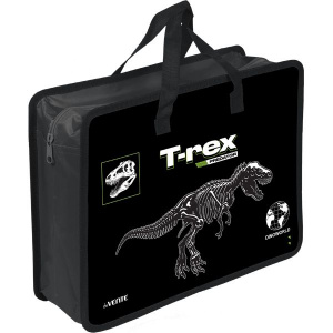 ПАПКА ПОРТФЕЛЬ А4 "T-REX'' 33,5*26*10 СМ НА МОЛНИИ С РУЧКАМИ 500МКМ