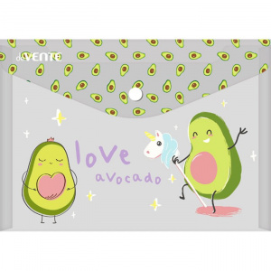 ПАПКА НА КНОПКЕ А5 180МКМ "AVOCADO"