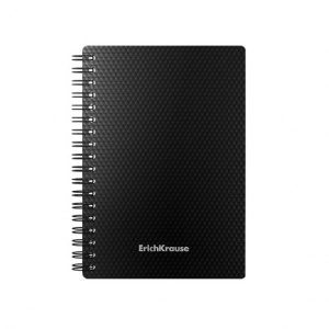ЗАПИСНАЯ КНИГА А6 80Л "TOTAL BLACK" С ПЛАСТИКОВОЙ ОБЛОЖКОЙ