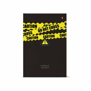 ЗАПИСНАЯ КНИГА A5 160Л "KEEP AWAY"