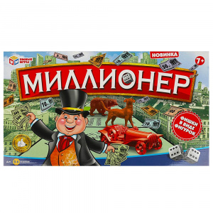 ИГРА НАСТОЛЬНАЯ УМНЫЕ ИГРЫ "МИЛЛИОНЕР"
