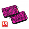 ПЕНАЛ КАРКАСНЫЙ ДВУХСТВОРЧАТЫЙ С НАПОЛНЕНИЕМ "VELVET BUTTERFLIES" 20,5*13,5*3СМ 18 ПРЕДМЕТОВ