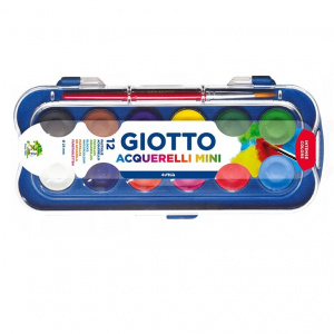КРАСКИ АКВАРЕЛЬНЫЕ  12ЦВ "GIOTTO. ИГРУШКА" СУХИЕ 