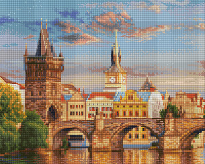 НАБОР ДЛЯ ТВОРЧЕСТВА ФРЕЯ АЛМАЗНАЯ МОЗАИКА "КАРЛОВ МОСТ" 40*50СМ