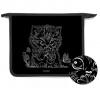 ПАПКА ДЛЯ ТЕТРАДЕЙ НА МОЛНИИ А5 "КОТЕНОК С РОМАШКОЙ" ПЛАСТИК 24*20,5*4СМ