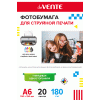БУМАГА ДЛЯ СТРУЙНОЙ ПЕЧАТИ А6 deVENTE ГЛЯНЦЕВАЯ ОДНОСТОРОННЯЯ 180Г/М² 20 ЛИСТОВ